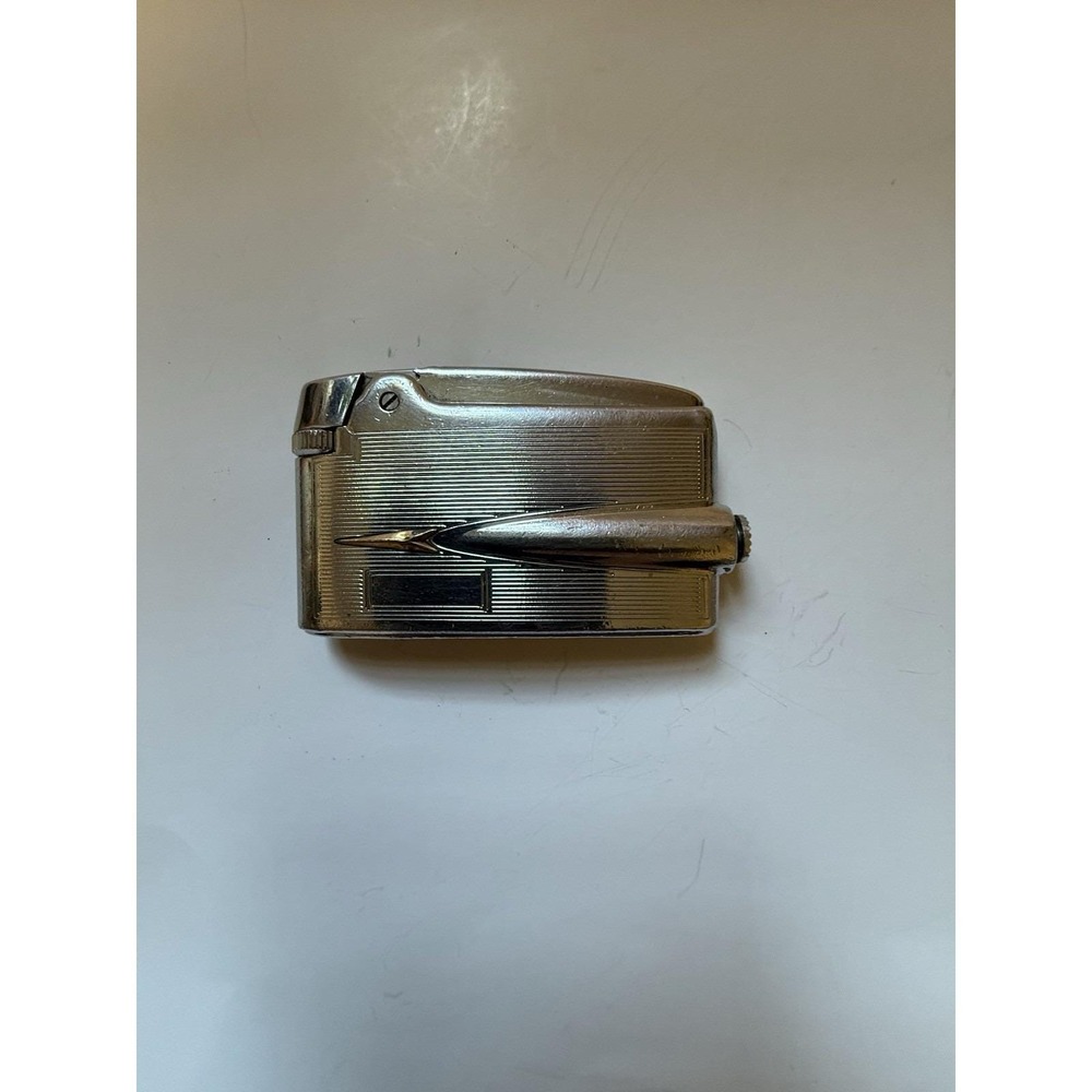 Antique Vintage Ronson Premier Varaflame Lighter Chrome Case